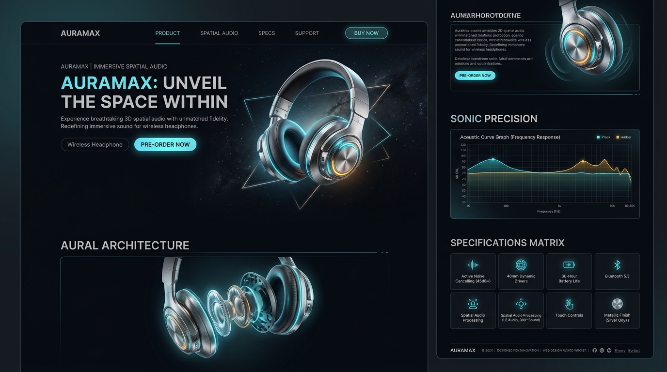 Auramax Headphone Showcase preview