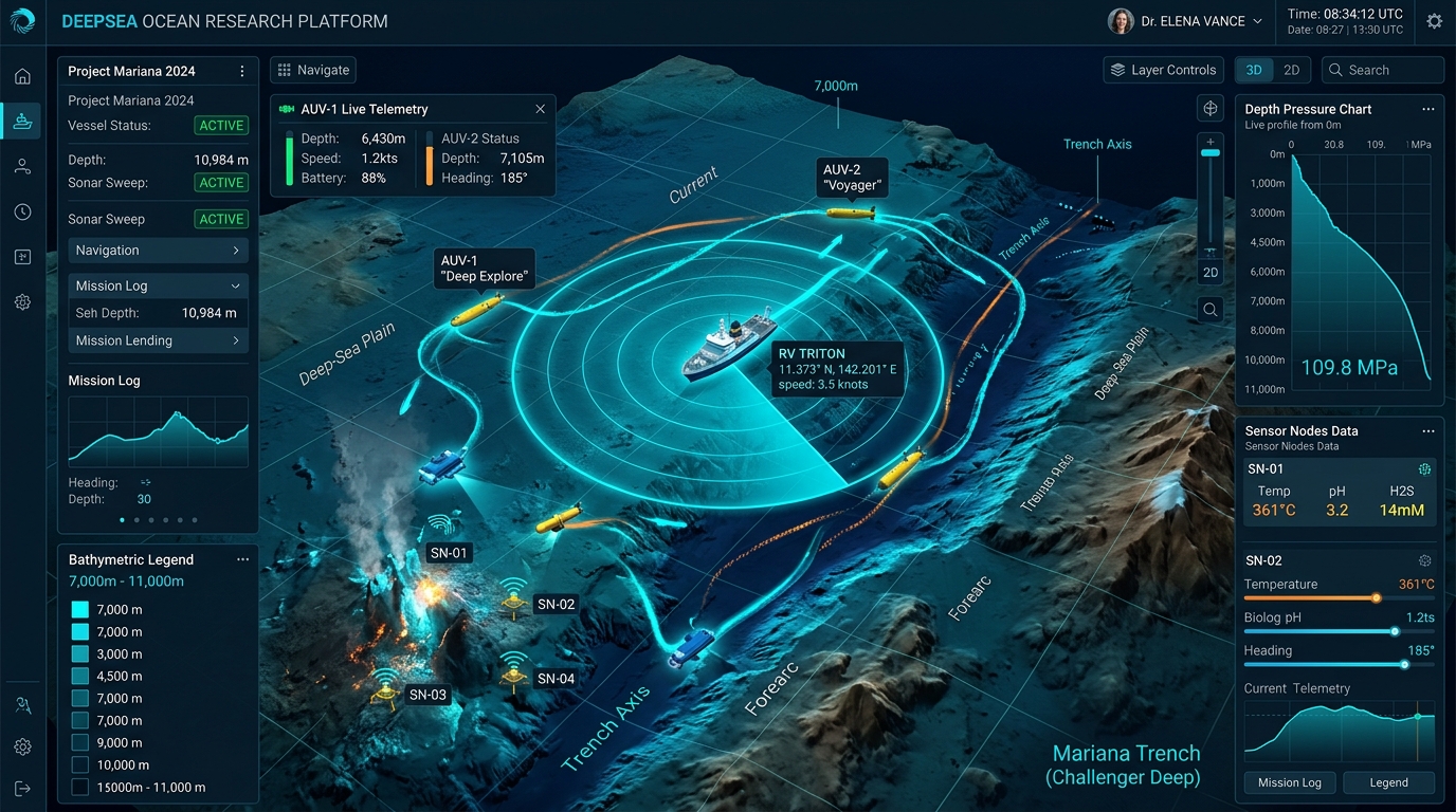 Ocean Research & Sonar Platform preview